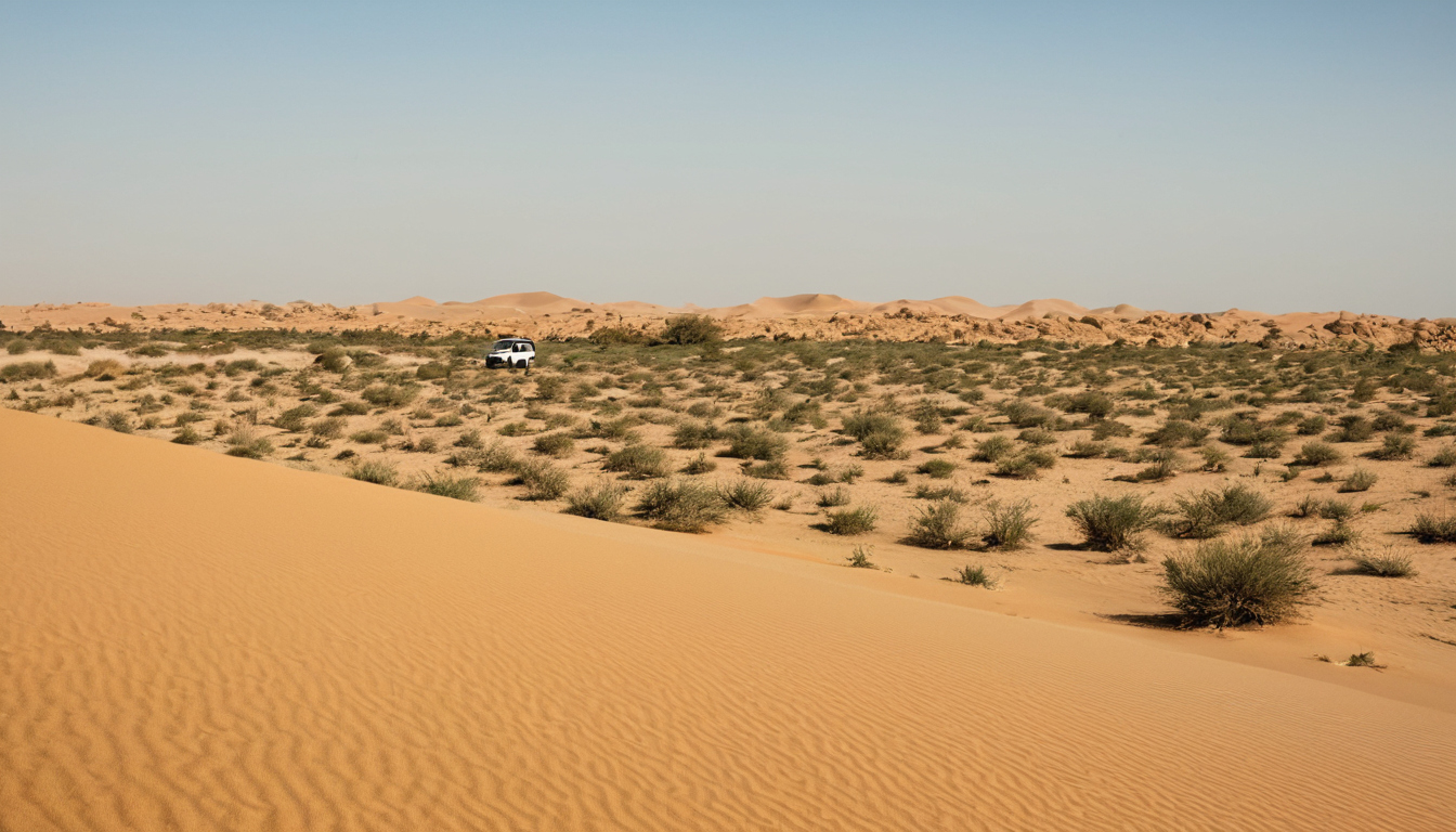 Nature and landscape visual for What safety rules change when a traveller drives a private or rental 4x4 into the Dubai desert
