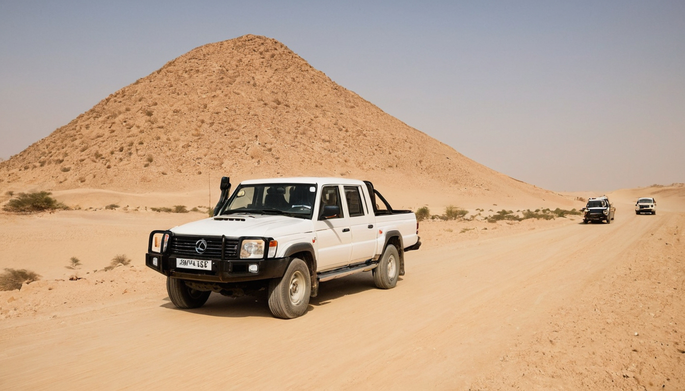 Travel planning visual for How do residences, hotel entrances, airports, and restricted loading areas change desert safari pickup